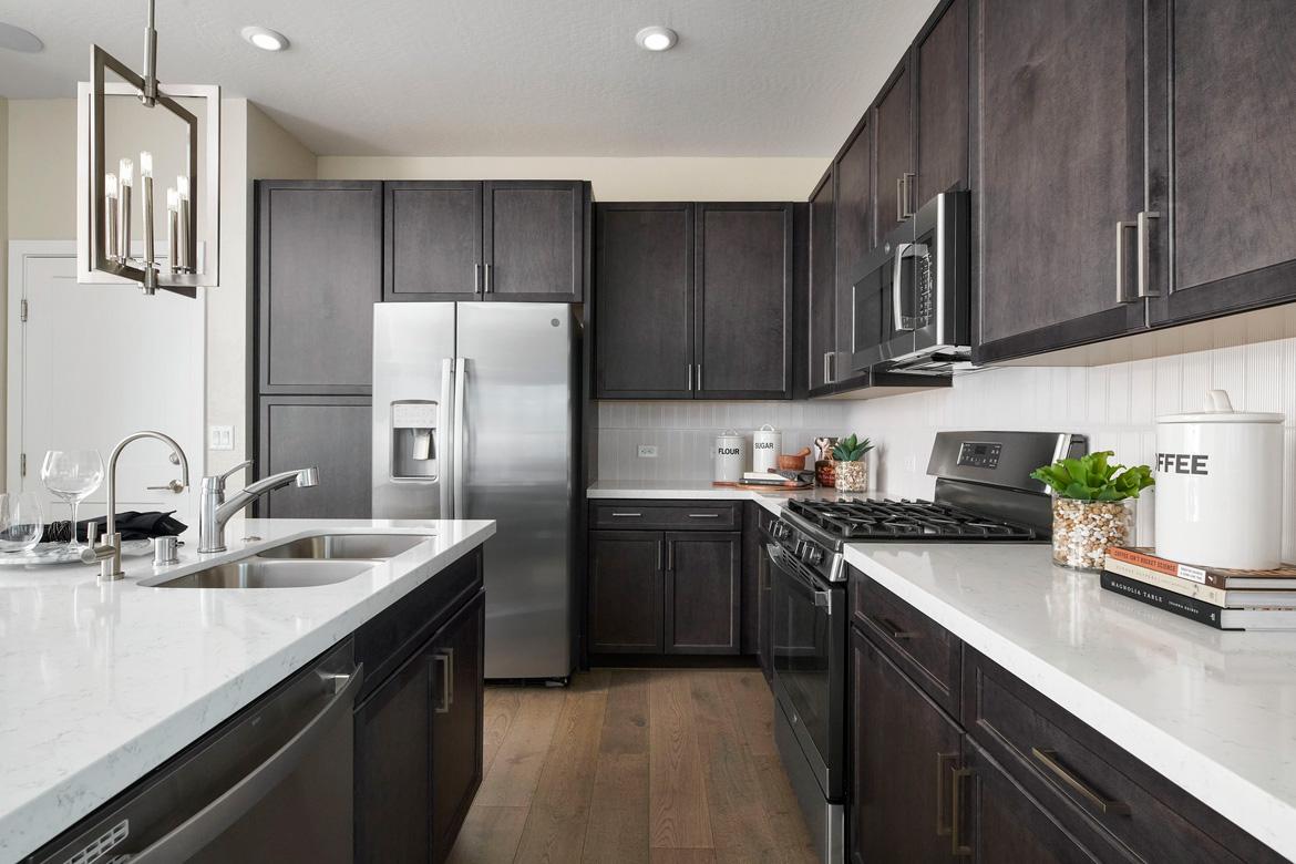 Tri Pointe Homes Contour townhomes in Las Vegas, NV.