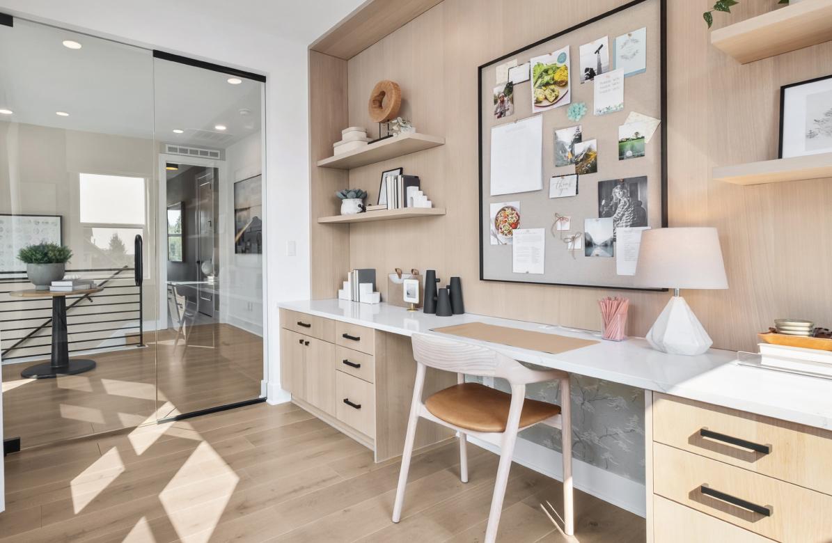 Contemporary-Woodland-Retreat-Bobby-Berk-Tri-Pointe-Homes-Washington-Alterra-Casita-Flex-Space-Office-Work-from-Home