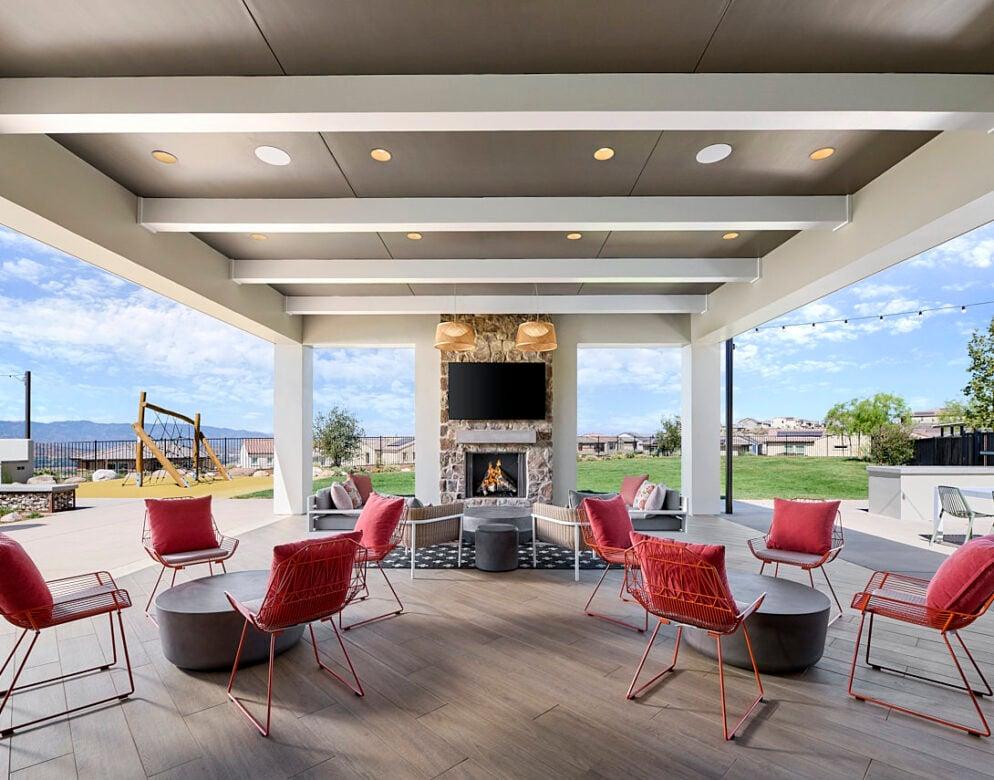 Basecamp at Skyline Covered Outdoor and Turf Lawn